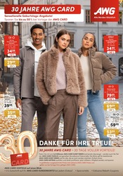 Aktueller AWG Prospekt mit Hose, "30 JAHRE AWG CARD", Seite 1