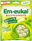 Gummidrops Eukalyptus-Menthol im Kaufland Prospekt Gummidrops Eukalyptus-Menthol von EM-EUKAL im aktuellen Kaufland Prospekt für 1,29 €