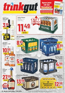 Veltins im Trinkgut Prospekt "Aktuelle Angebote" mit 10 Seiten (Herford)