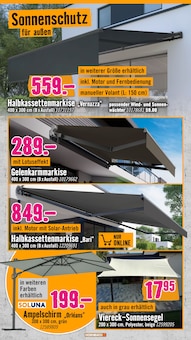 Sonnenschirm im Hornbach Prospekt "Den besten Preis kann nur anbieten, wer ihn wirklich hat." mit 32 Seiten (Würzburg)