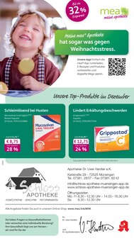 Aktueller mea - meine apotheke Prospekt "Unsere Dezember-Angebote" Seite 1 von 4 Seiten für Münsingen