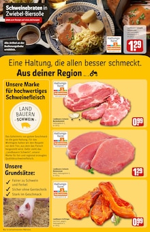 Schweinebraten im aktuellen REWE Prospekt (Ludwigshafen (Rhein)) Schweinebraten im REWE Prospekt "Dein Markt" mit 34 Seiten (Ludwigshafen (Rhein))