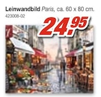 Leinwandbild Paris Angebote bei Möbel AS Homburg für 24,95 €