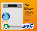 expert Achern - Einbau-Geschirrspüler BG840EXTI Angebot im Prospekt Einbau-Geschirrspüler BG840EXTI bei expert im Achern Prospekt für 499,00 €