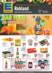EDEKA Supermarkt Prospekt der aktuellen Woche mit 4 Seiten, gültig von 15.12.2025 bis 20.12.2025, in Borsdorf und Umgebung Aktueller EDEKA Supermarkt Prospekt in Borsdorf und Umgebung, "Wir lieben Lebensmittel!" mit 4 Seiten, 15.12.2025 - 20.12.2025