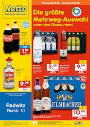 Netto Marken-Discount Weismain Prospekt der aktuellen Woche, gültig von 26.10.2026 bis 31.10.2026 Aktueller Netto Marken-Discount Weismain Prospekt "DER ORT, AN DEM DU IMMER AUSGEZEICHNETE PREISE FINDEST." mit 2 Seiten