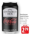 Gentleman Jack & Coca-Cola Angebote von Jack Daniel's bei E center Leonberg für 2,79 €