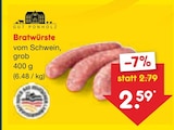 Bratwürste Angebote von Gut Ponholz bei Netto Marken-Discount Wilhelmshaven für 2,59 €