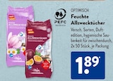 Feuchte Allzwecktücher von Optiwisch im aktuellen ALDI SÜD Prospekt für 1,89 €