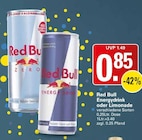 Energydrink im Angebot bei WEZ in Minden Energydrink Angebote von Red Bull bei WEZ Minden für 0,85 €