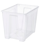 Box transparent 56x39x42 cm/65 l Angebote von SAMLA bei IKEA Remscheid für 7,99 €