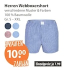 Herren Webboxershort im V-Markt Prospekt Herren Webboxershort von im aktuellen V-Markt Prospekt für 7,99 €