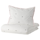 Bettwäsche-Set, 2-teilig Punkte weiß/rosa Angebote von VÄNKRETS bei IKEA Melle für 15,99 €