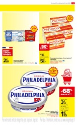 Prix et réduction Fromage à tartiner dans le prospectus Carrefour Market en cours Offre Fromage à tartiner dans le catalogue Carrefour Market du moment à la page 11