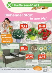 Aktueller Raiffeisen Rhein-Ahr-Eifel Handelsgesellschaft mbH Prospekt mit Gartenmöbel, "Blühender Start in den Mai", Seite 1