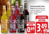 Limo Cola im Angebot bei E center in Bretten Limo Cola Angebote von Schwarzwald bei E center Bretten für 0,69 €