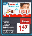 kinder Schokolade von Ferrero im aktuellen ALDI SÜD Prospekt für 1,49 €
