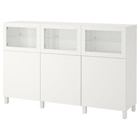 Aufbewahrung mit Türen weiß Lappviken/Sindvik Klarglas weiß von BESTÅ für 485,00 € bei IKEA im Angebot Aufbewahrung mit Türen weiß Lappviken/Sindvik Klarglas weiß von BESTÅ im aktuellen IKEA Prospekt