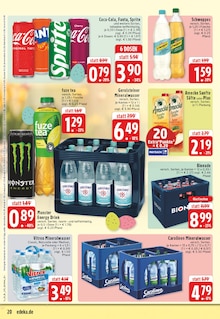 Coca Cola im EDEKA Prospekt "Aktuelle Angebote" mit 28 Seiten (Lemgo)