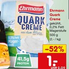 Quark Creme Angebote von Ehrmann bei Netto Marken-Discount Ingolstadt für 1,00 €