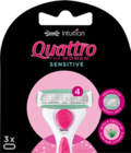 Quattro for Woman Sensitive Rasierklingen von Wilkinson für 6,49 € bei budni im Angebot Quattro for Woman Sensitive Rasierklingen von Wilkinson im aktuellen budni Prospekt