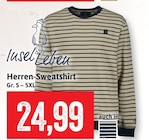 Herren-Sweatshirt im Angebot bei Kaufhaus Stolz in Neumünster Herren-Sweatshirt Angebote von Insel Leben bei Kaufhaus Stolz Neumünster für 24,99 €