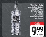 Vodka im Angebot bei EDEKA in Coburg Vodka Angebote von Three Sixty bei EDEKA Coburg für 9,99 €
