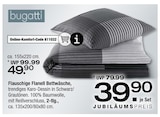 Flauschige Flanell Bettwäsche Angebote von bugatti bei Ostermann Hattingen für 39,90 €