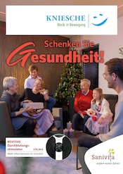 Aktueller Sanitätshaus Kniesche GmbH Sanitätshaus Prospekt in Werder und Umgebung, "Schenken Sie Gesundheit!" mit 6 Seiten, 13.11.2024 - 31.01.2025