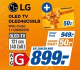 Aktuelles OLED TV OLED48C59LB Angebot bei expert in Ahlen ab 899,00 €