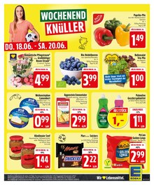 Snickers im aktuellen EDEKA Prospekt (München) Snickers im EDEKA Prospekt "Wir lieben Lebensmittel." mit 28 Seiten (München)