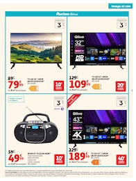 Offre Tv Led dans le catalogue Auchan Hypermarché du moment à la page 5