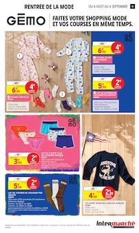 Promotion Pyjama Fille dans le prospectus Intermarché Super, valable du 04/08/2026 au 06/09/2026 Promo Pyjama Fille dans le catalogue Intermarché Super du moment à la page 51