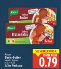 Soße zu Braten von Knorr für 0,79 € bei E center im Angebot Soße zu Braten von Knorr im aktuellen E center Prospekt