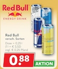 Getränkeland - Red Bull Angebot im Prospekt Red Bull bei Getränkeland im Prospekt "" für 0,88 €