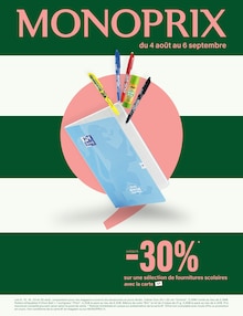 Catalogue Monoprix Haguenau de la semaine 32, "MONOPRIX", page 1, 04/08/2026 - 06/09/2026 Prospectus Monoprix Haguenau en cours, "MONOPRIX", page 1 sur 42