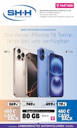 Systemhaus Hartmann Prospekt: "BEREIT FÜR DIE NÄCHSTE GENERATION? Die neue iPhone 16 Serie: Jetzt bei uns verfügbar.", 8 Seiten, 01.10.2024 - 31.10.2024