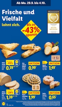Brötchen im Lidl Prospekt "LIDL LOHNT SICH" mit 68 Seiten (Heilbronn)
