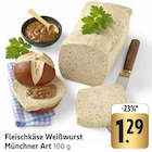 Fleischkäse Weißwurst Münchner Art Angebote bei EDEKA Ulm für 1,29 €