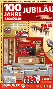 Sofa im Segmüller Prospekt "SEGMÜLLER feiert! - Jahrhundert Kracher" mit 8 Seiten (Frankfurt (Main))