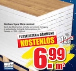 Hochwertiges Klick-Laminat bei wohnstore Petzold im Prospekt "" für 6,99 €