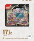 3 boosters Flammes Fantasmagoriques - Pokemon dans le catalogue Intermarché Hyper