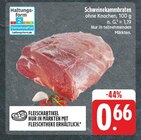Aktuelles Schweinekammbraten Angebot bei EDEKA in Würzburg ab 0,66 €