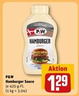 Hamburger Sauce Angebote von P&W bei REWE Remscheid für 1,29 €