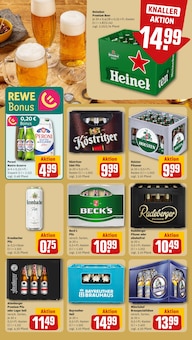 Bier im aktuellen REWE Prospekt (Frankfurt (Oder)) Bier im REWE Prospekt "Dein Markt" mit 34 Seiten (Frankfurt (Oder))