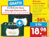 Netto Marken-Discount - Premium Pils Angebot im Prospekt Premium Pils bei Netto Marken-Discount im Prospekt "" für 0,99 €