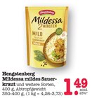 Mildessa mildes Sauerkraut Angebote von Hengstenberg bei E center Ludwigshafen für 1,49 €