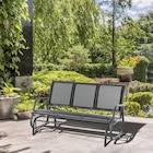 POCO - Outsunny Schaukelbank schwarz Metall B/H/L: ca. 75x85x151 cm Angebot im Prospekt Outsunny Schaukelbank schwarz Metall B/H/L: ca. 75x85x151 cm bei POCO im Prospekt für 143,99 €