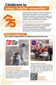 Prospectus Weldom à Saint-Germain-en-Laye, "25 ans Célébrons le mieux habiter ensemble", 20 pages de promos valables du 03/04/2024 au 28/04/2024