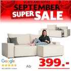 Milo Ecksofa im Seats and Sofas Prospekt zum Preis von 399,00 €
